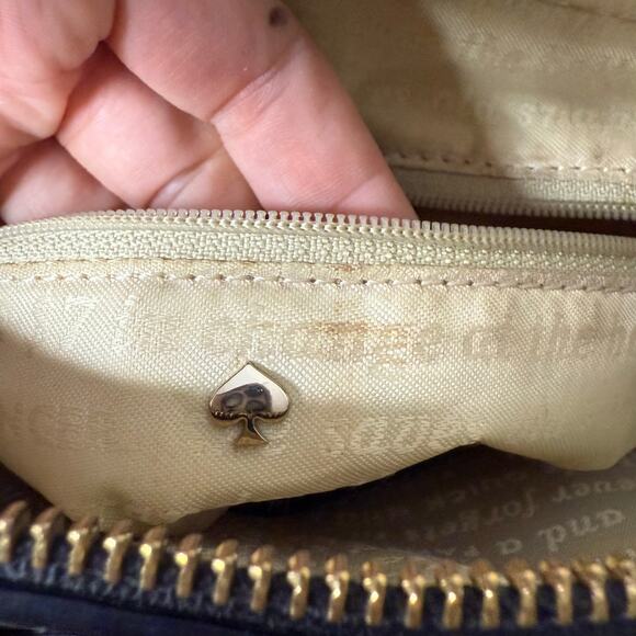 Kate Spade Smooth Leather Black Shoulder Bag Small - Picture 5 of 9